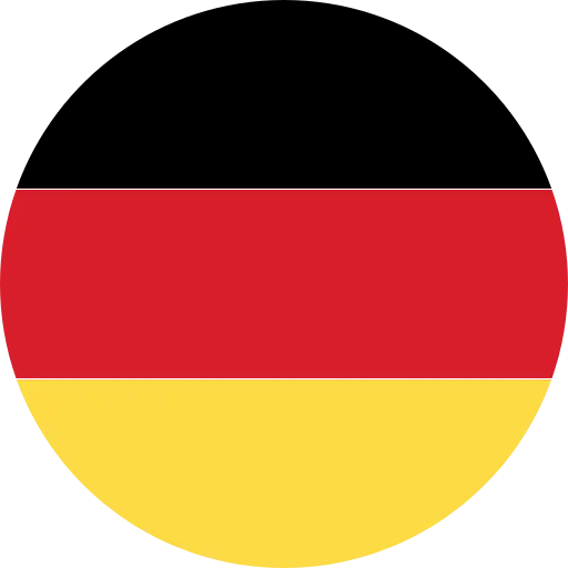 Bandera nacional de Alemania compuesta por tres bandas horizontales de color negro, rojo y dorado